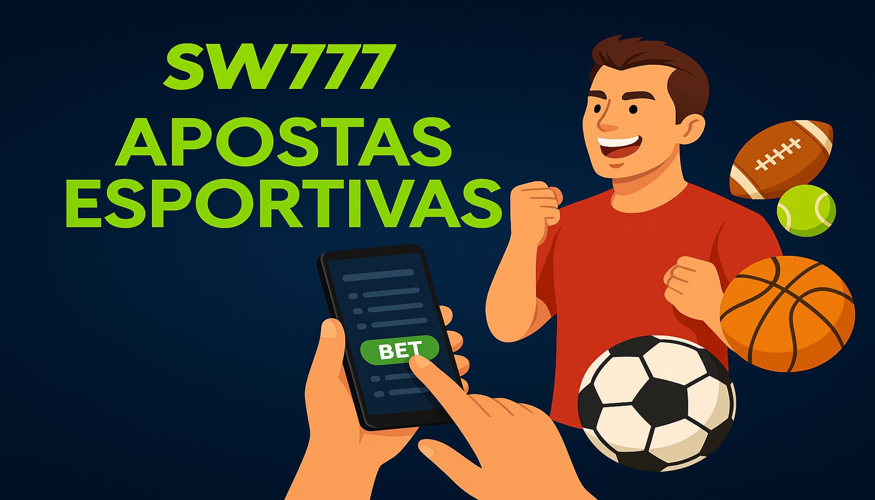 Aposte em apostas esportivas no cassino online SW777