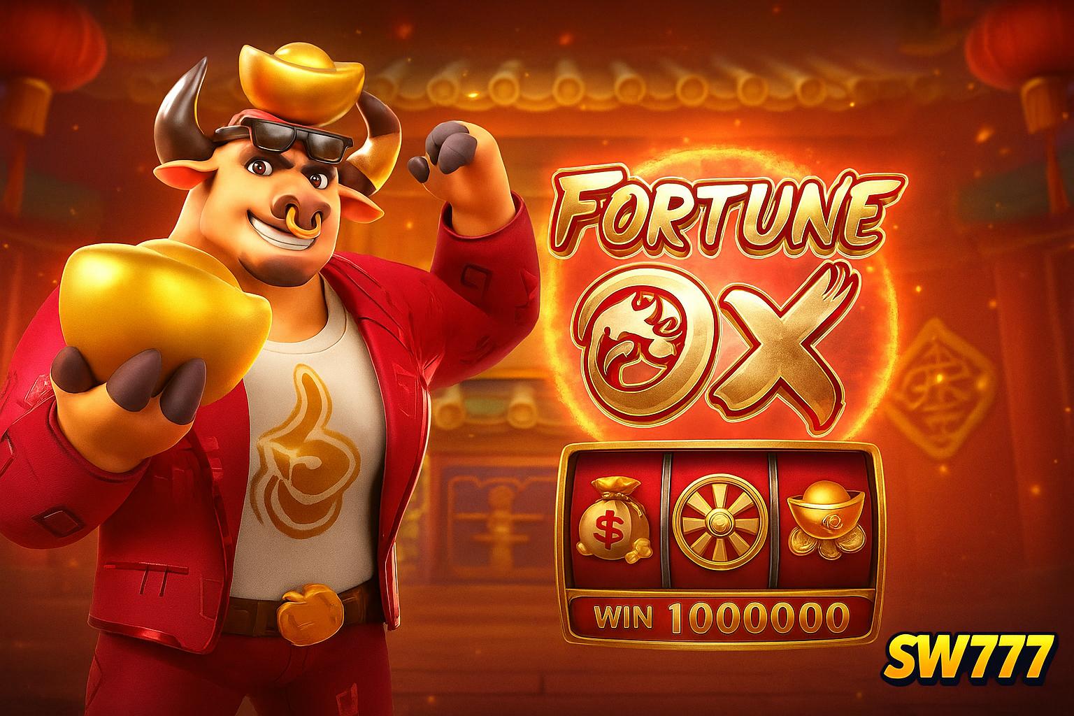 Fortune Ox no SW777 - Aposte Agora e Reivindique Seus Ganhos